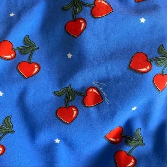 Gucci Baby Girl Cherry Print Swimsuit 6-9 Months - Picture 5 of 5